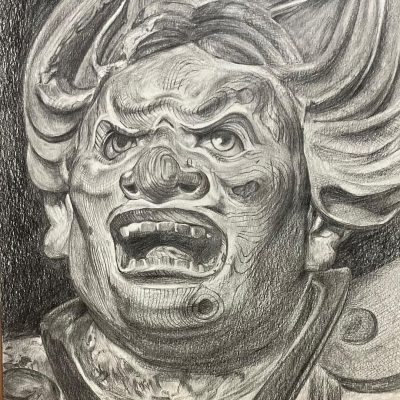 木の質感を大事に。いろいろなものを描けます!